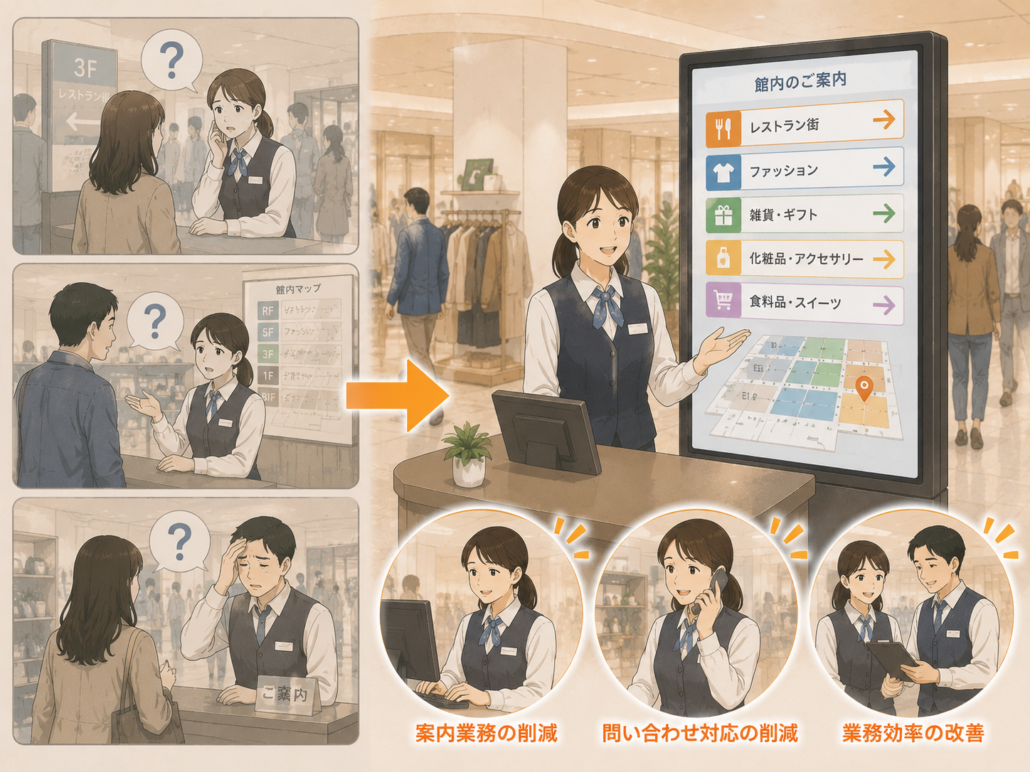 スタッフ負担軽減